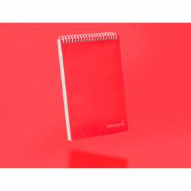 Cuaderno espiral liderpapel bolsillo octavo apaisado witty tapadura 80h 75gr cuadro 4 mm colores surtidos