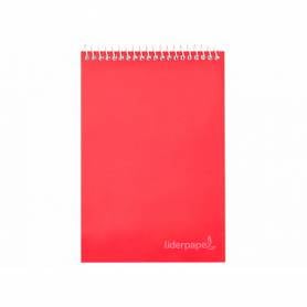 Cuaderno espiral liderpapel bolsillo dieciseiavo apaisado witty tapa dura dura 80h 60 grcuadro 4 mm colores stdos.