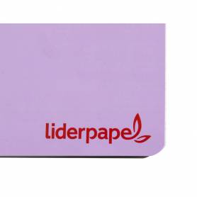 Cuaderno espiral liderpapel a5 wonder tapa plastico 80h 90g cuadro 4mm con margen colores surtidos