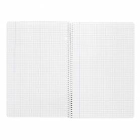 Cuaderno espiral liderpapel folio witty tapa dura 80h 75gr cuadro 3mm con margen colores surtidos