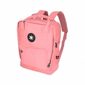 Cartera antartik mochila 2 asas y bolsillos exteriores coral 300x115x390 mm