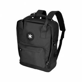 Cartera antartik mochila 2 asas y bolsillos exteriores negro 300x115x390 mm