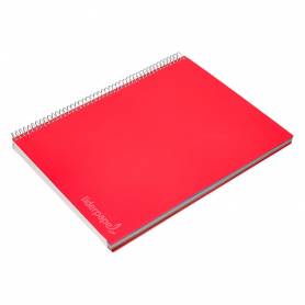 Cuaderno espiral liderpapel a4 micro jolly multidisciplina tapa forrada 140h 75gr 28h 5mm 112h hrtal.