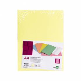 Subcarpeta liderpapel a4 amarillo pastel 180g/m2