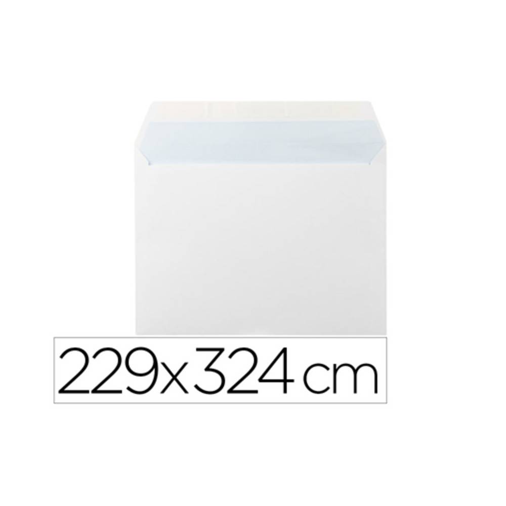 Sobre liderpapel n 14 blanco din c4 229x324 mm tira de silicona paquete de 25 unidades