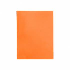 Carpeta liderpapel escaparate 40 fundas polipropileno din a4 naranja fluor opaco