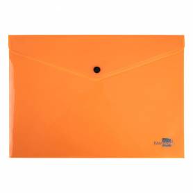 Carpeta liderpapel dossier broche polipropileno din a4 naranja fluor opaco 50 hojas