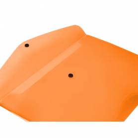 Carpeta liderpapel dossier broche polipropileno din a4 naranja fluor opaco 50 hojas