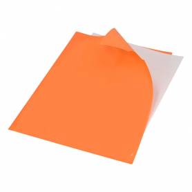 Carpeta liderpapel dossier uñero polipropileno din a4 naranja fluor opaco 20 hojas