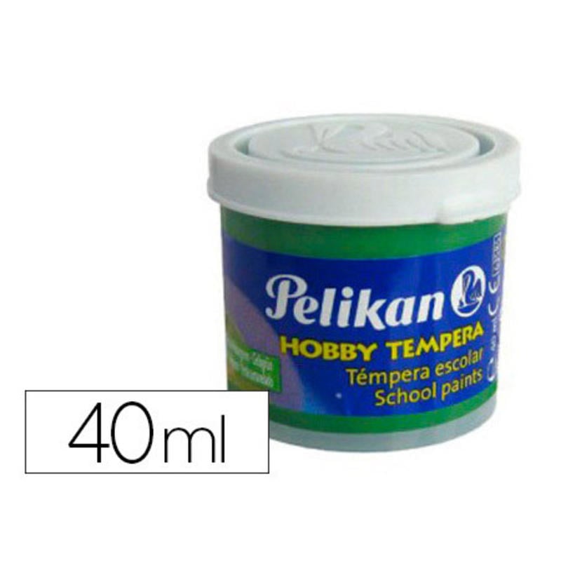 Tempera pelikan escolar 40 ml 742 verde azulado n. 130a