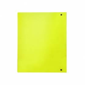 Carpeta liderpapel 4 anillas mixtas 40 mm polipropileno din a4 amarillo fluor opaco