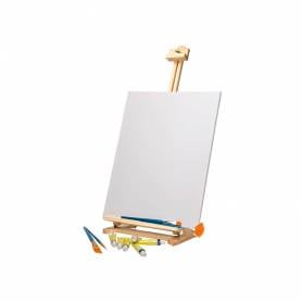 Caballete pintor liderpapel sobremesa madera fsc 80x27,5x30 cm