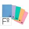 Carpeta liderpapel gomas folio 3 solapas carton plastificado colores pasteles surtidos - CG40