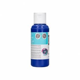 Pintura acrilica liderpapel bote de 80 ml azul ultramar