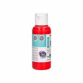 Pintura acrilica liderpapel bote de 80 ml rojo