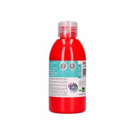 Pintura acrilica liderpapel bote de 250 ml rojo