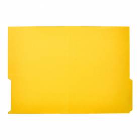 Subcarpeta cartulina liderpapel a4 pestaña inferior 240g/m2 color amarillo