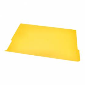 Subcarpeta cartulina liderpapel folio pestaña inferior 240g/m2 color amarillo