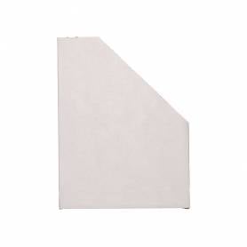 Revistero liderpapel ecouse carton 100% reciclado color blanco 256x100x335 mm