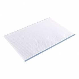 Recambio liderpapel a4 200+50 hojas 90g/m2 cuadro 5 mm 4 taladros bandas de 5 colores