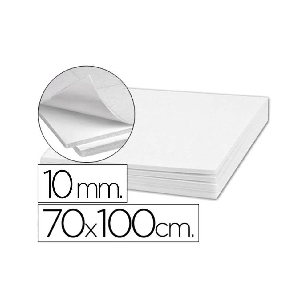 Carton pluma liderpapel blanco doble cara 70x100cm espesor 10 mm