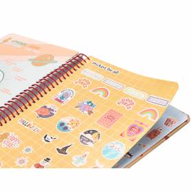 Agenda escolar liderpapel año 24 - 25 escolar classic smile día página a6 tetra