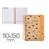 Agenda escolar 2024-2025 liderpapel classic zebra día página a6 tetra - LP446