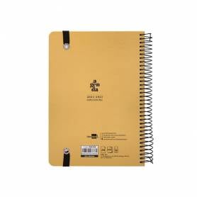 Agenda escolar liderpapel año 24 - 25 curso classic amarillo día página a5