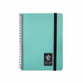 Agenda escolar liderpapel año 24 - 25 curso classic menta 2 días página a5