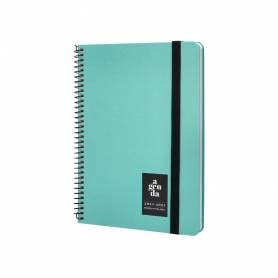 Agenda escolar liderpapel año 24 - 25 curso classic menta 2 días página a5