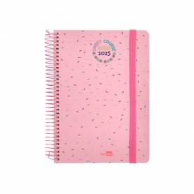 Agenda escolar liderpapel año 24 - 25 escolar fantasia sweet día página a5