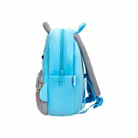 Cartera preescolar liderpapel mochila infantil peluche tiburon 260x100x240 mm