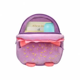 Cartera preescolar liderpapel mochila infantil peluche erizo 260x100x240 mm