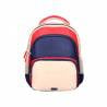 Cartera escolar liderpapel mochila multibolsillo infantil azul marino rojo beige - ME45