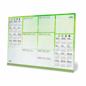 Planning sobremesa semanal liderpapel 40x60 cm 80 gr 60 hojas 2025-2026