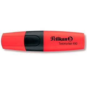 Rotulador pelikan fluorescente textmarker 490 rojo