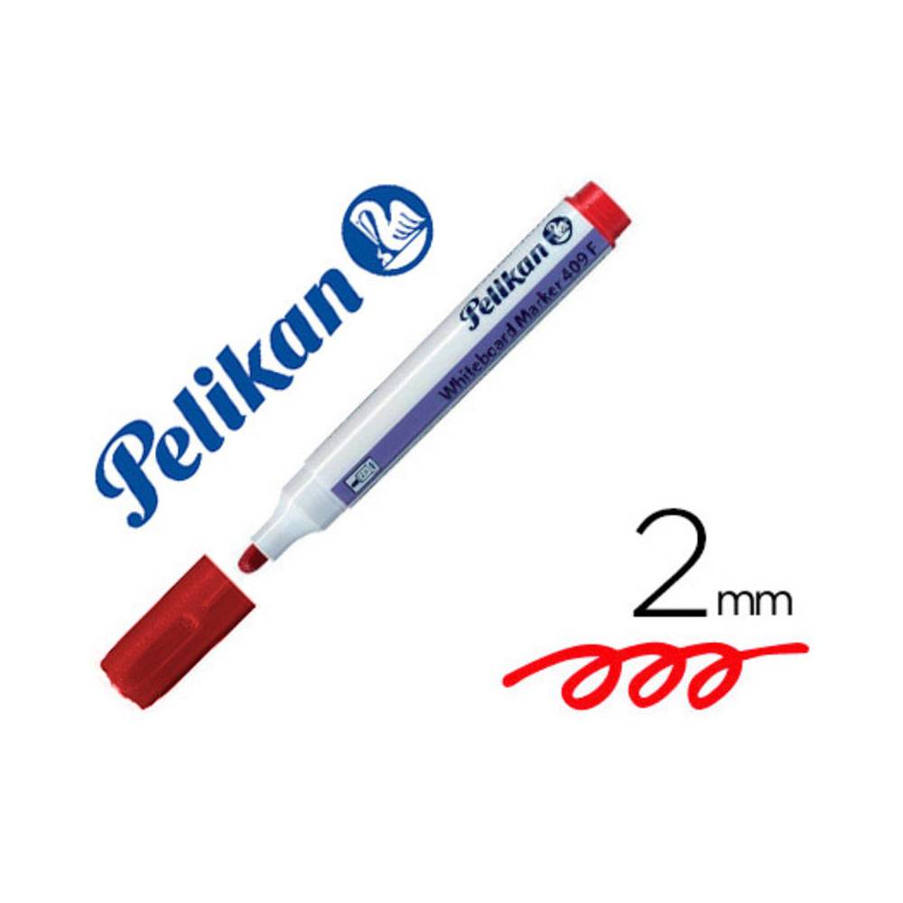 Rotulador pelikan pizarra blanca whiteboard marker 409 rojo