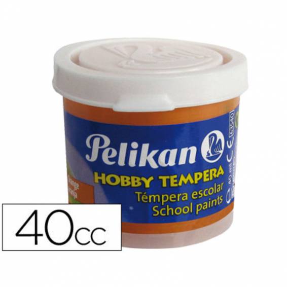 Tempera hobby 40 cc naranja -n.59b