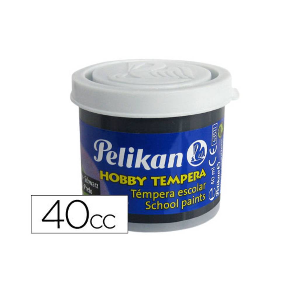 Tempera hobby 40 cc negro -n.11