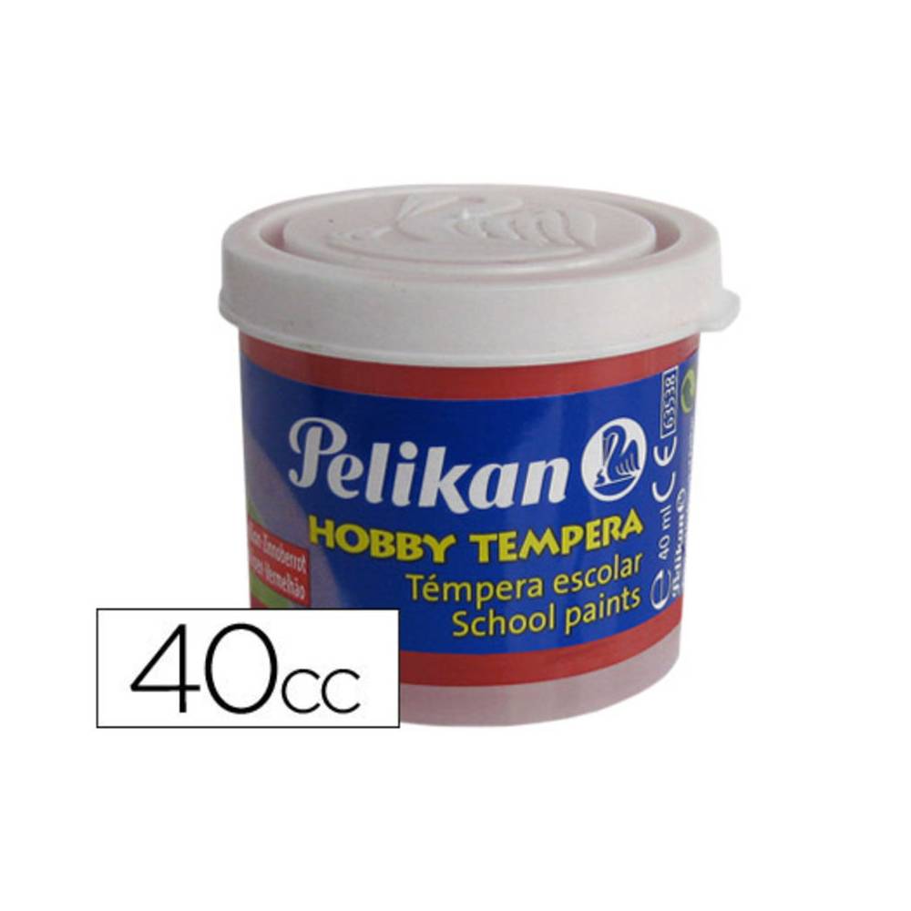 Tempera hobby 40 cc bermellon -n.58