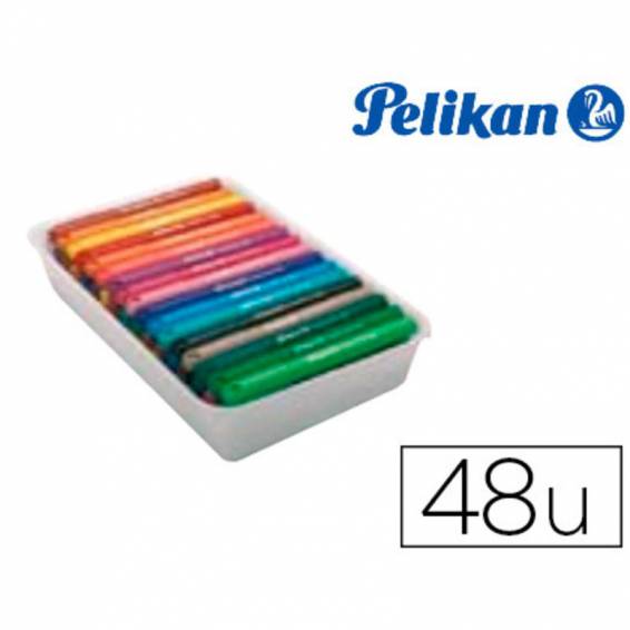 Rotulador pelikan colorado pen maxi caja de 48 colores