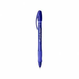 Boligrafo bic gelocity illusion borrable azul punta de 0,7 mm