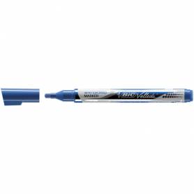 Rotulador bic velleda liquid pocket punta redonda 2,2 mm azul