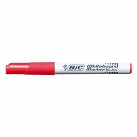 Rotulador bic velleda para pizarra rojo punta redonda 1,4 mm