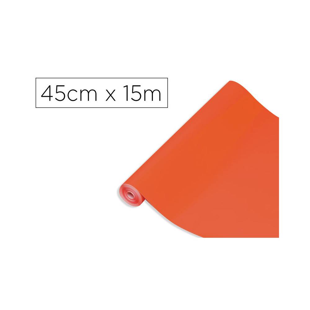 Rollo adhesivo d-c-fix naranja ancho 45 cm largo 15 mt - 200-2879