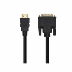 Cable aisens dvi a hdmi dvi18+1 m-hdmi a m full hd color negro longitud 1,8 m - A117-0090