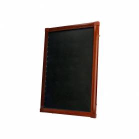 Pizarra cristal liderpapel con led en caballete de madera para rotuladores tipo tiza 50x90cm - PZ19