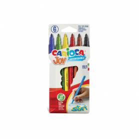 Rotulador carioca joy caja de 6 colores surtidos