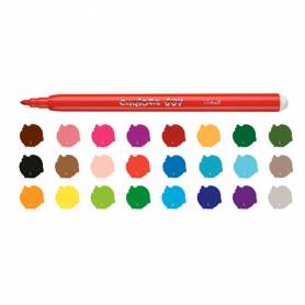 Rotulador carioca joy caja de 24 colores surtidos