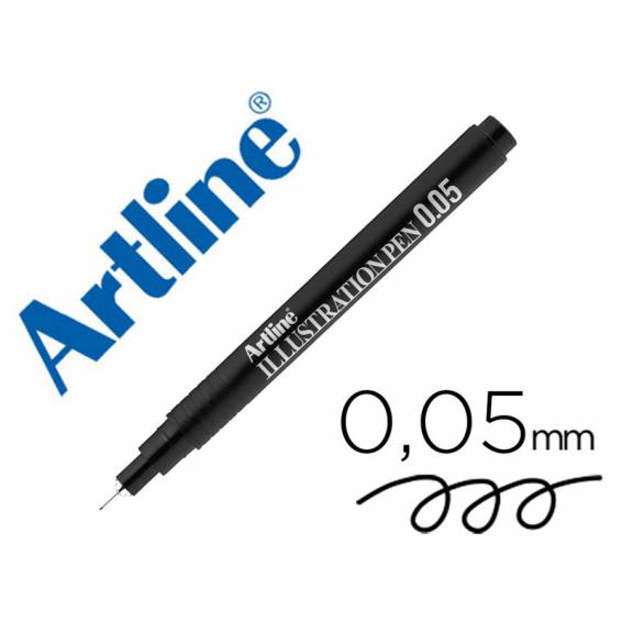 Rotulador artline calibrado micrometrico negro illustration pen ek-2805iln punta poliacetal 0,05mm - EK-2805ILN